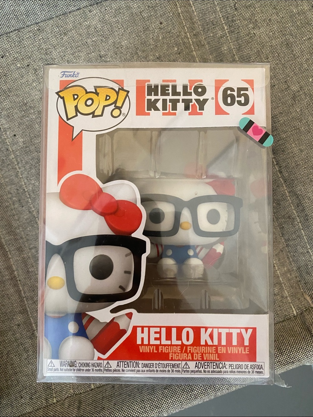 Funko Hello Kitty Pop! #65 Vinyl Figure - White, Red & Black